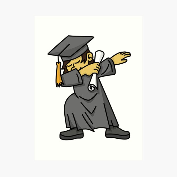 Download "Asian boy student dab dabbing graduation school" Art ...