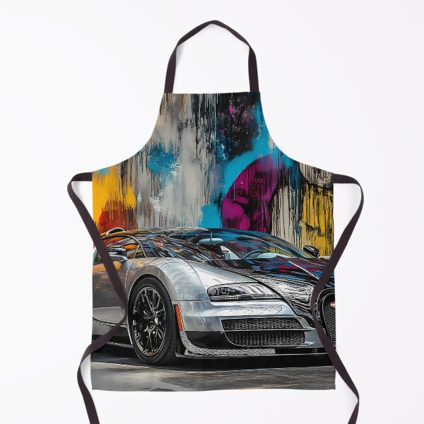Item preview, Orion Silver & Gold Bugatti Veyron – Elegant Pop Art Wall Art II designed and sold by AutoPopStudio.