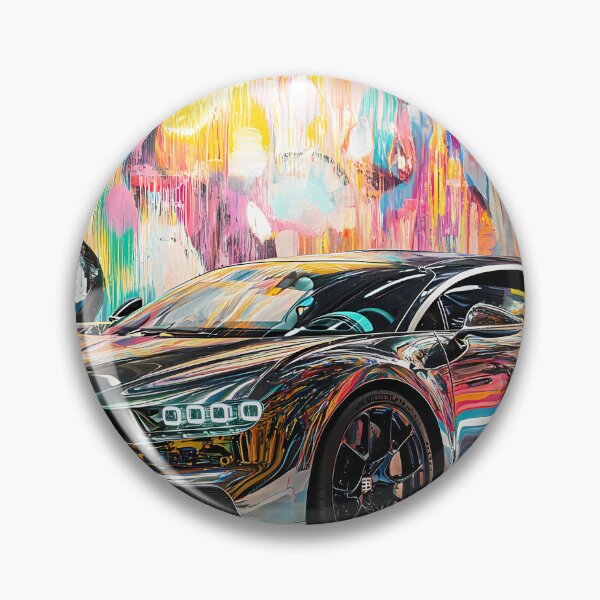 Item preview, Orion Silver & Gold Bugatti Veyron – Elegant Pop Art Wall Art designed and sold by AutoPopStudio.