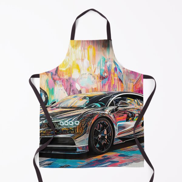 Item preview, Orion Silver & Gold Bugatti Veyron – Elegant Pop Art Wall Art designed and sold by AutoPopStudio.