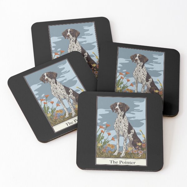 Item preview, German Shorthaired Pointer Tarot Card designed and sold by TheAnimalZ00.