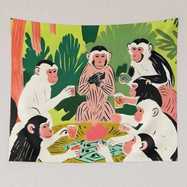 Item preview, Monkey Poker & Royal Flush designed and sold by 83oranges.com.
