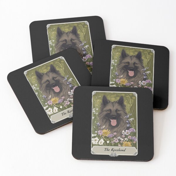 Item preview, Keeshond Tarot Card designed and sold by TheAnimalZ00.