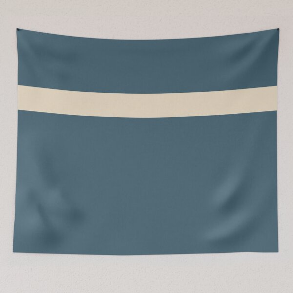 Item preview, Minimalist Color Block Teal and Beige designed and sold by BleuAbstracts.