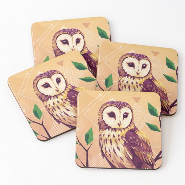 Item preview, Geometric Owl designed and sold by Bestie-Emporium.