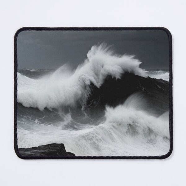 Item preview, Waves and rocks designed and sold by Jezster.