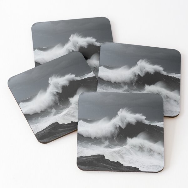 Item preview, Waves and rocks designed and sold by Jezster.