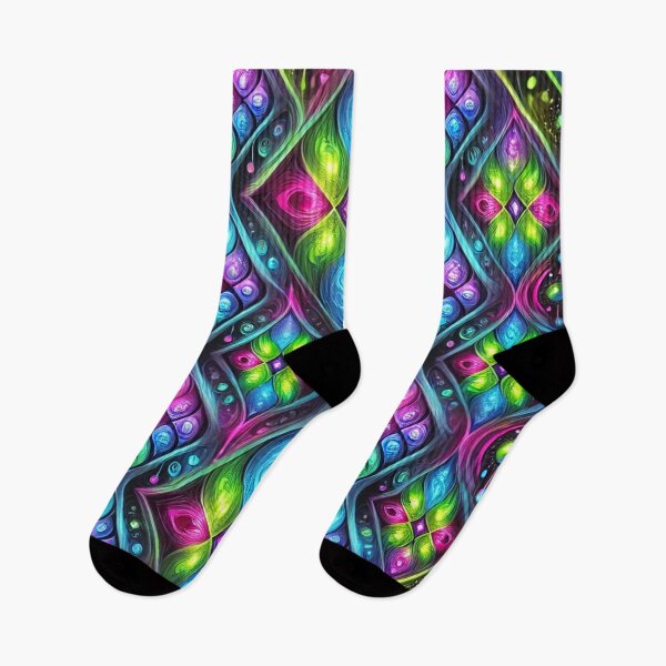 Item preview, Psychedelic Argyle 2 designed and sold by Dose of Dysfunction.