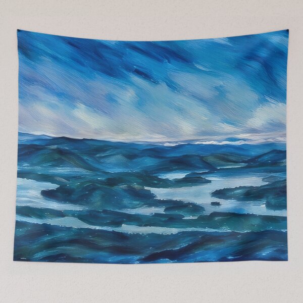 Item preview, Inlets southwest Puget Sound (Pastel) designed and sold by flyscenicair.