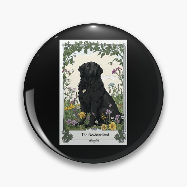 Item preview, Newfoundland Dog Tarot Card designed and sold by TheAnimalZ00.