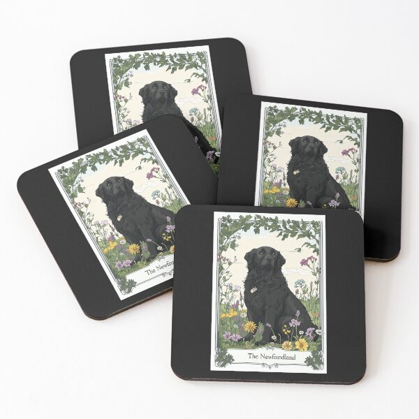 Item preview, Newfoundland Dog Tarot Card designed and sold by TheAnimalZ00.