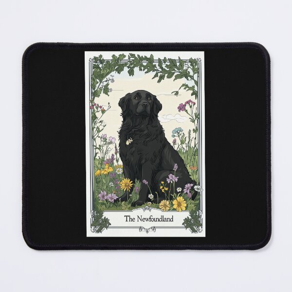 Item preview, Newfoundland Dog Tarot Card designed and sold by TheAnimalZ00.