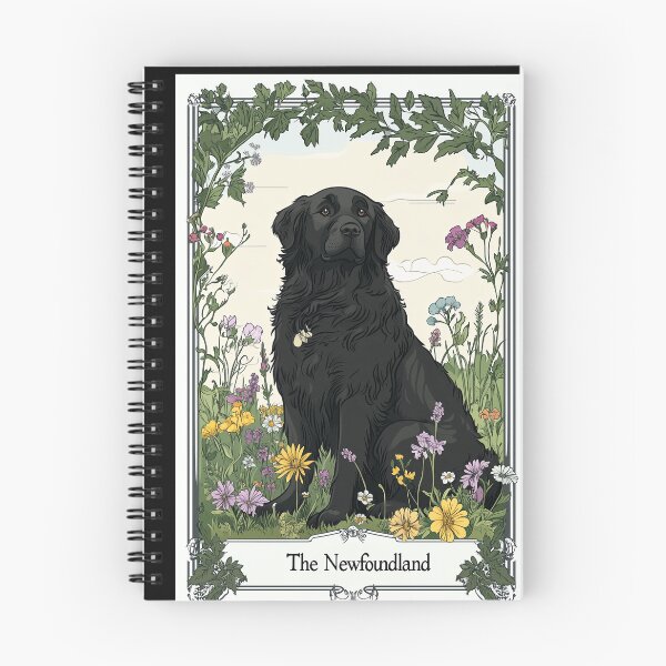 Item preview, Newfoundland Dog Tarot Card designed and sold by TheAnimalZ00.