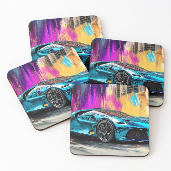 Item preview, Bugatti Mistral Roadster – Dynamic Pop Art Wall Art V designed and sold by AutoPopStudio.