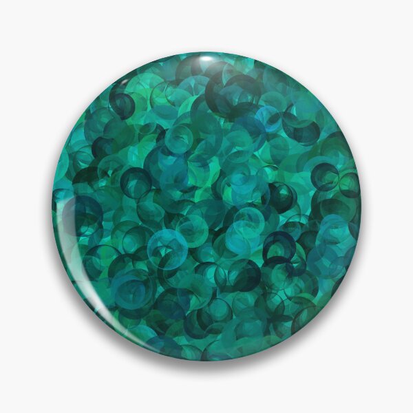 Item preview, Green bubbles Abstract Art designed and sold by Fantacaroo Designs.