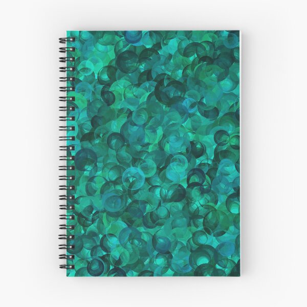 Item preview, Green bubbles Abstract Art designed and sold by Fantacaroo Designs.