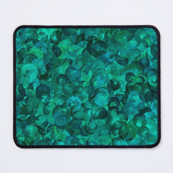 Item preview, Green bubbles Abstract Art designed and sold by Fantacaroo Designs.