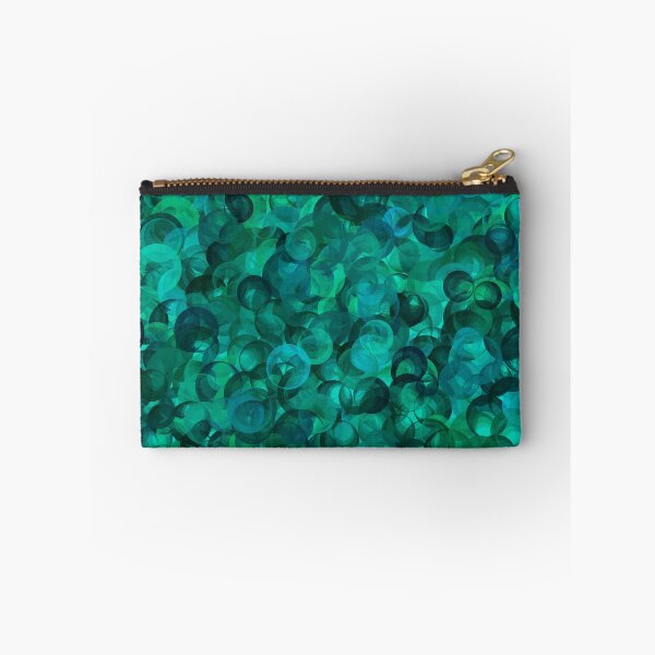 Item preview, Green bubbles Abstract Art designed and sold by Fantacaroo Designs.