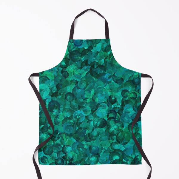 Item preview, Green bubbles Abstract Art designed and sold by Fantacaroo Designs.