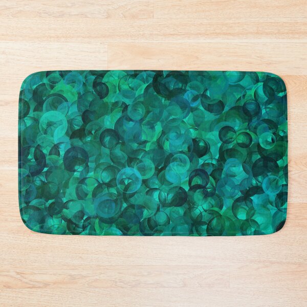 Item preview, Green bubbles Abstract Art designed and sold by Fantacaroo Designs.