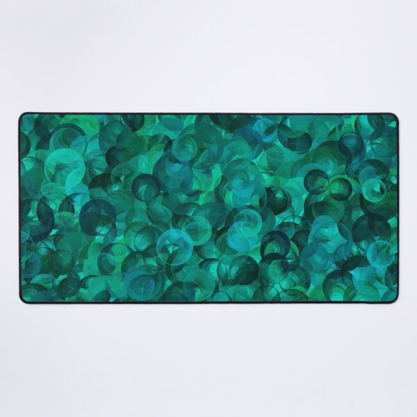 Item preview, Green bubbles Abstract Art designed and sold by Fantacaroo Designs.