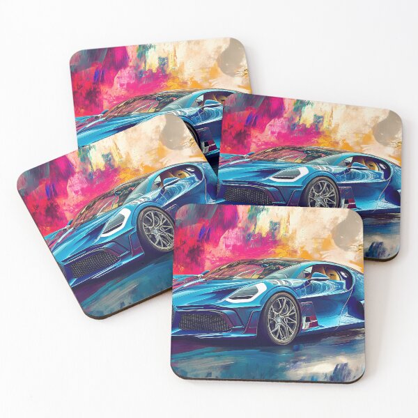 Item preview, Bugatti Mistral Roadster – Dynamic Pop Art Wall Art VI designed and sold by AutoPopStudio.