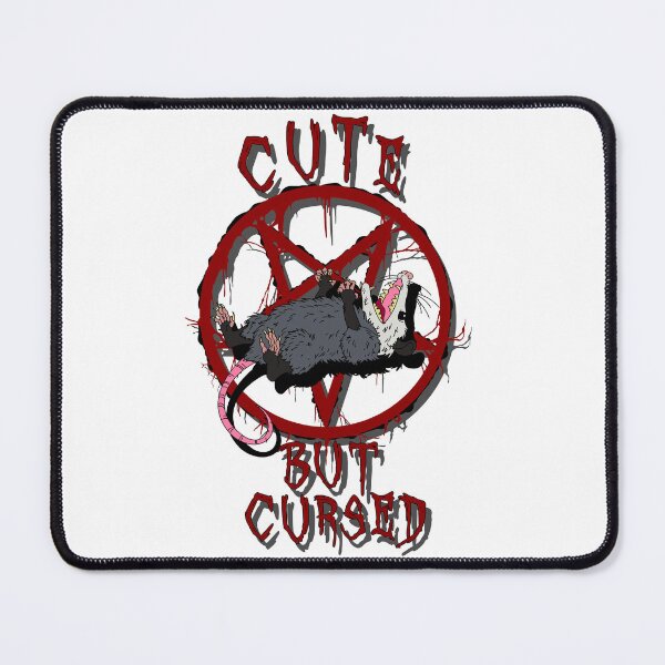 Item preview, Cute but Cursed | Spooky Possum with Pentagram Art designed and sold by WildStyleStore.