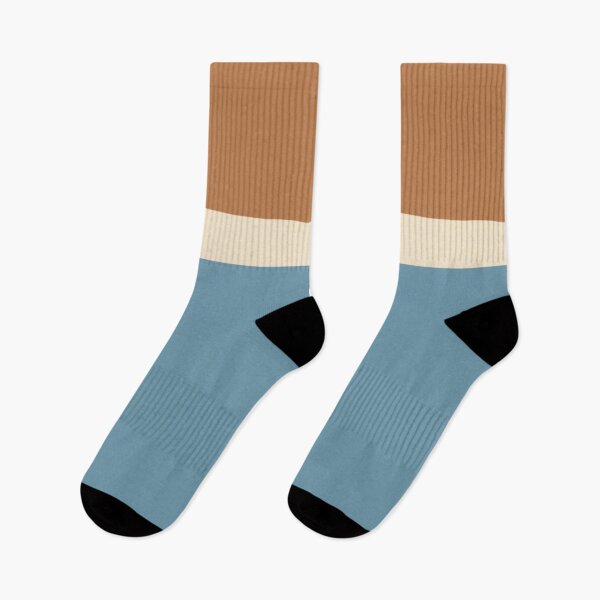 Item preview, Minimalist Color Block Terracotta and Aqua Blue designed and sold by BleuAbstracts.