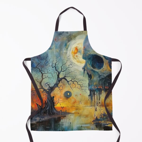 Item preview, The Haunted Skull Manor designed and sold by NeoNebulaArt.