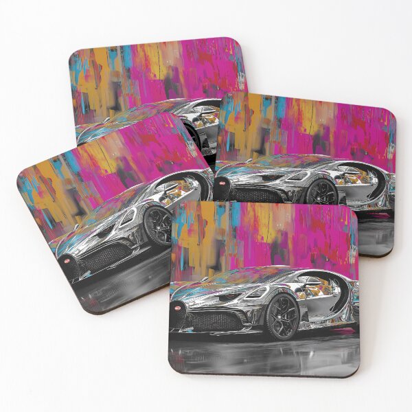 Item preview, Orion Silver & Black Bugatti Mistral Roadster – Sleek Pop Art Wall Art II designed and sold by AutoPopStudio.