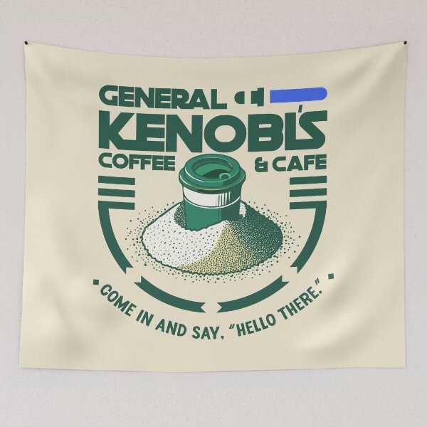 Item preview, General Kenobi's Coffee - Come in and say, "Hello there." designed and sold by Scott Black.