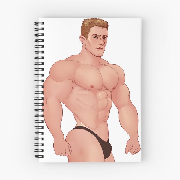 Item preview, Muscular Male Figure Art Journal – 'Bodybuilder designed and sold by Logan Gillette.