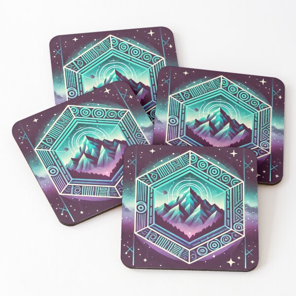 Item preview, Geometric Mountain Adventure" designed and sold by Globe-vibes.