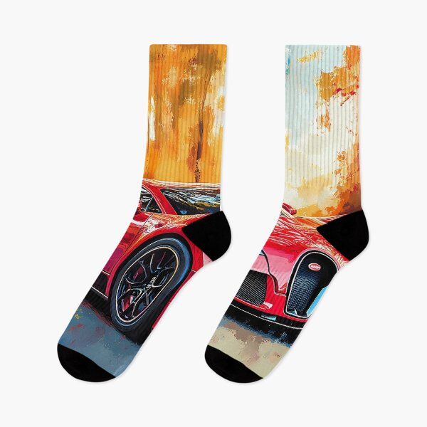 Item preview, Red & Black Bugatti Veyron – Striking Pop Art Wall Art designed and sold by AutoPopStudio.