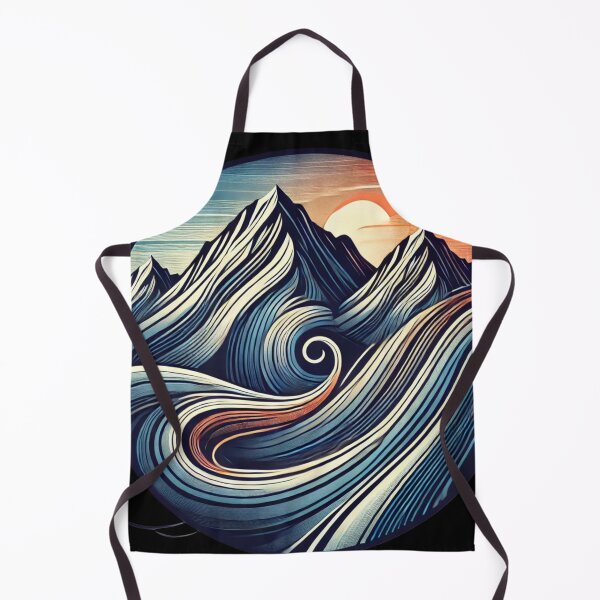 Item preview, Flowing Peaks of Cardrona designed and sold by Globe-vibes.