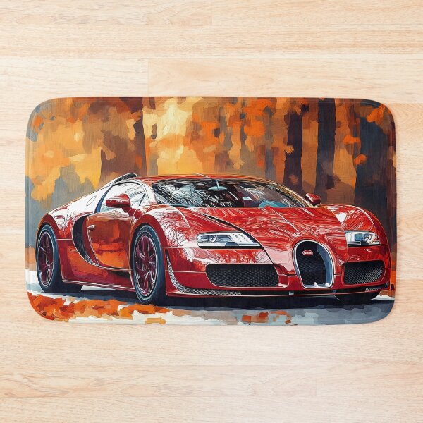 Item preview, Red & Black Bugatti Veyron – Striking Pop Art Wall Art II designed and sold by AutoPopStudio.