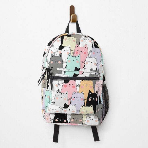 Item preview, Draw Seamless Cat Pastel Color designed and sold by vintageretrostyleshop.