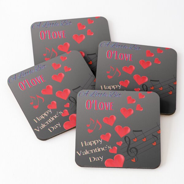 Item preview, A Little Bit O' Love Happy Valentine's Day  designed and sold by BrightrDayMusicArt.