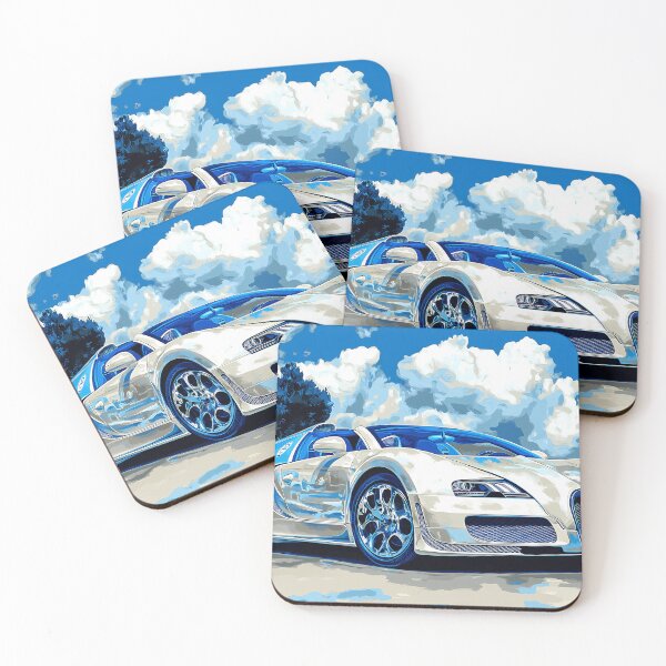 Item preview, Pop Art Painting – Bugatti Veyron 16.4 Grand Sport L’Or Blanc Edition designed and sold by AutoPopStudio.