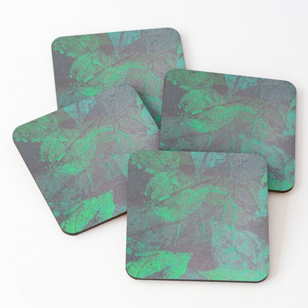 Item preview, Green Imprinted Leaves designed and sold by KanchansArt.