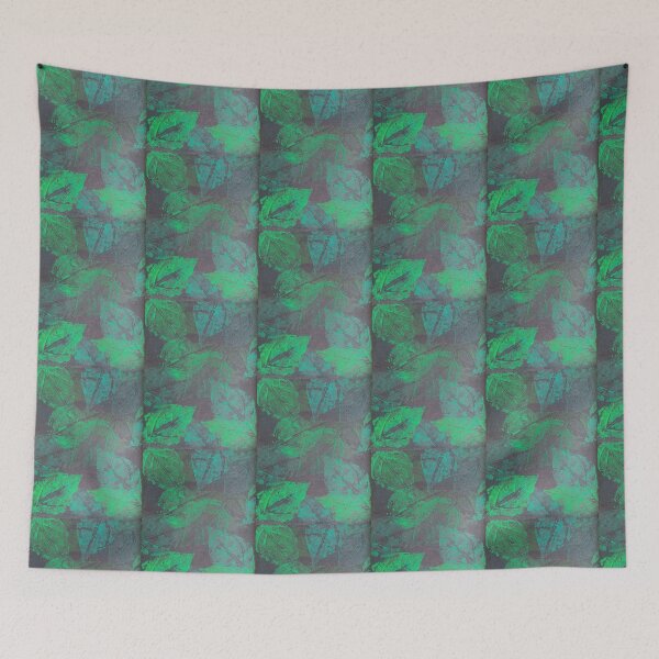 Item preview, Green Imprinted Leaves designed and sold by KanchansArt.