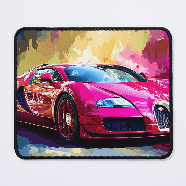 Item preview, Red Bugatti Veyron – Striking Pop Art Wall Art designed and sold by AutoPopStudio.