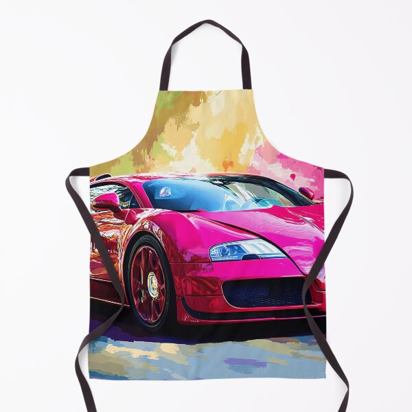 Item preview, Red Bugatti Veyron – Striking Pop Art Wall Art designed and sold by AutoPopStudio.
