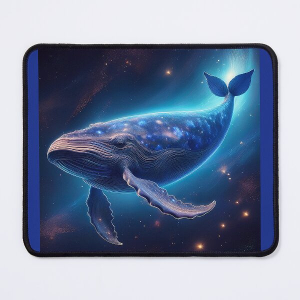 Item preview, Blue Whale in outer space designed and sold by artisticoping.