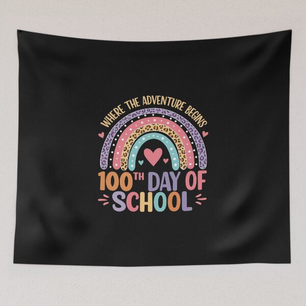 Item preview, Where the adventure begins 100th day of school designed and sold by marfanna.