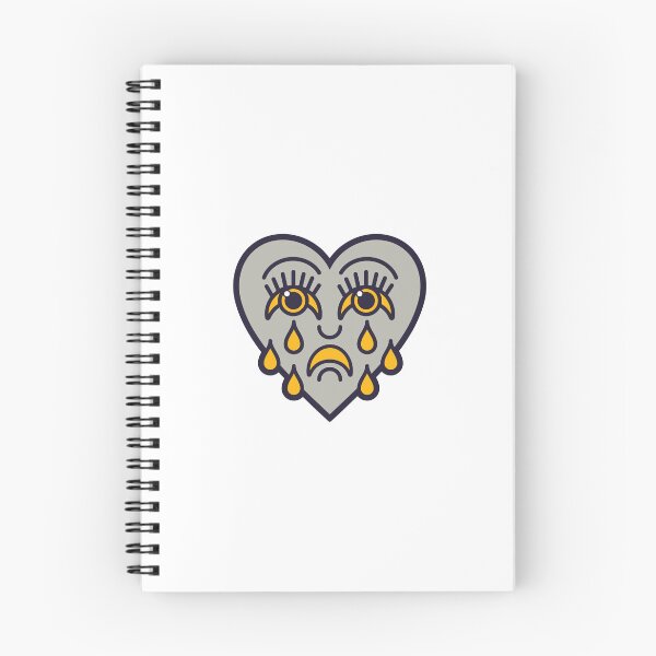 Item preview, Crying Heart Grey & Yellow designed and sold by Ryan Taft.