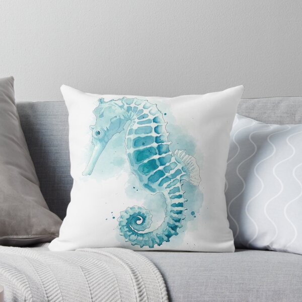 Item preview, Watercolor Seahorse  designed and sold by Fox Tale Studio.