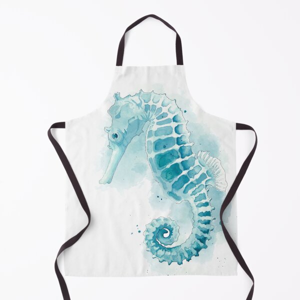 Item preview, Watercolor Seahorse  designed and sold by Fox Tale Studio.