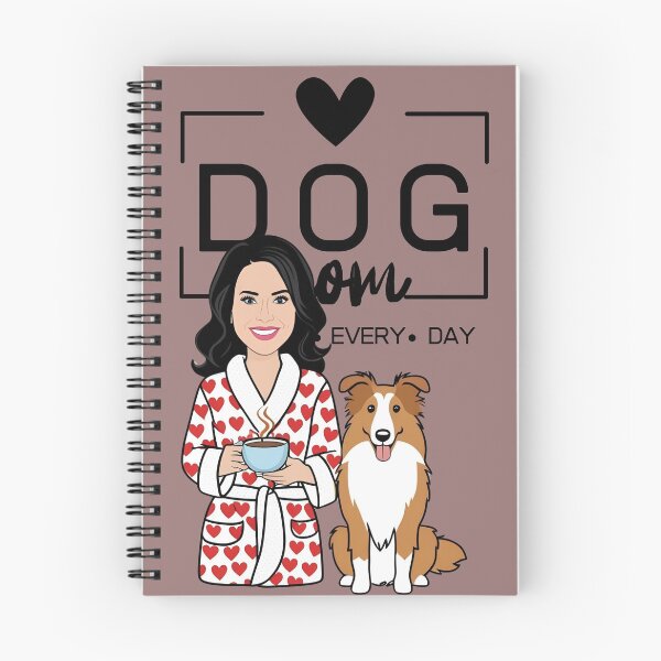Item preview, Dog Mom All Day Every Day – Cozy Morning with a Rough Collie designed and sold by GoodyPaws.