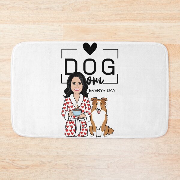 Item preview, Dog Mom All Day Every Day – Cozy Morning with a Rough Collie designed and sold by GoodyPaws.